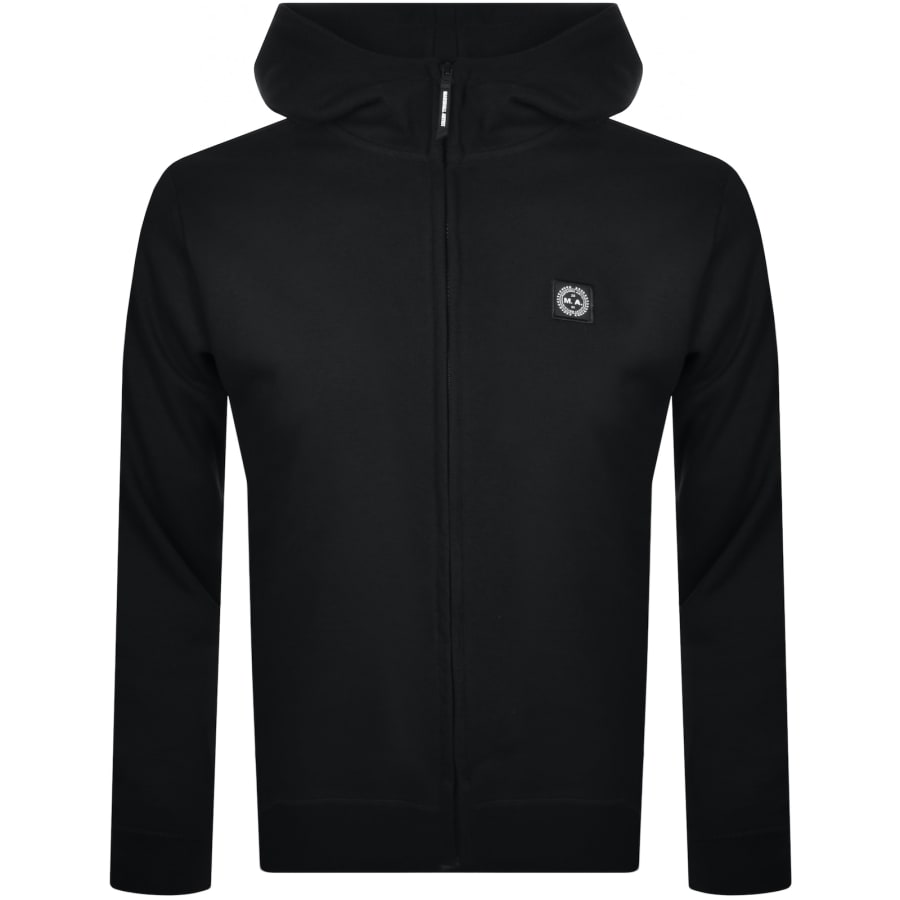 Marshall Artist Panaro Full Zip Hoodie Black Mainline Menswear